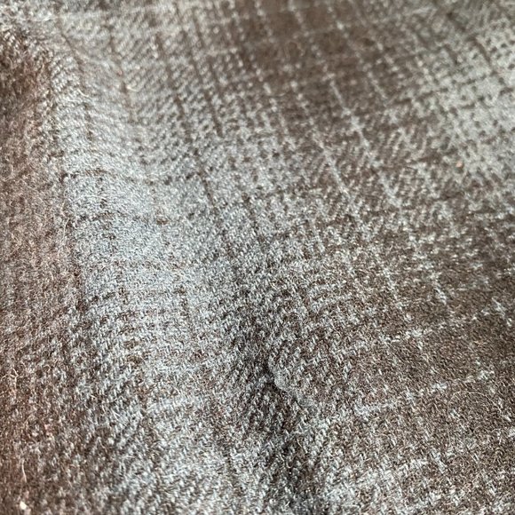 Gap Wool Plaid Dark Grey Shift Dress - Picture 4 of 5